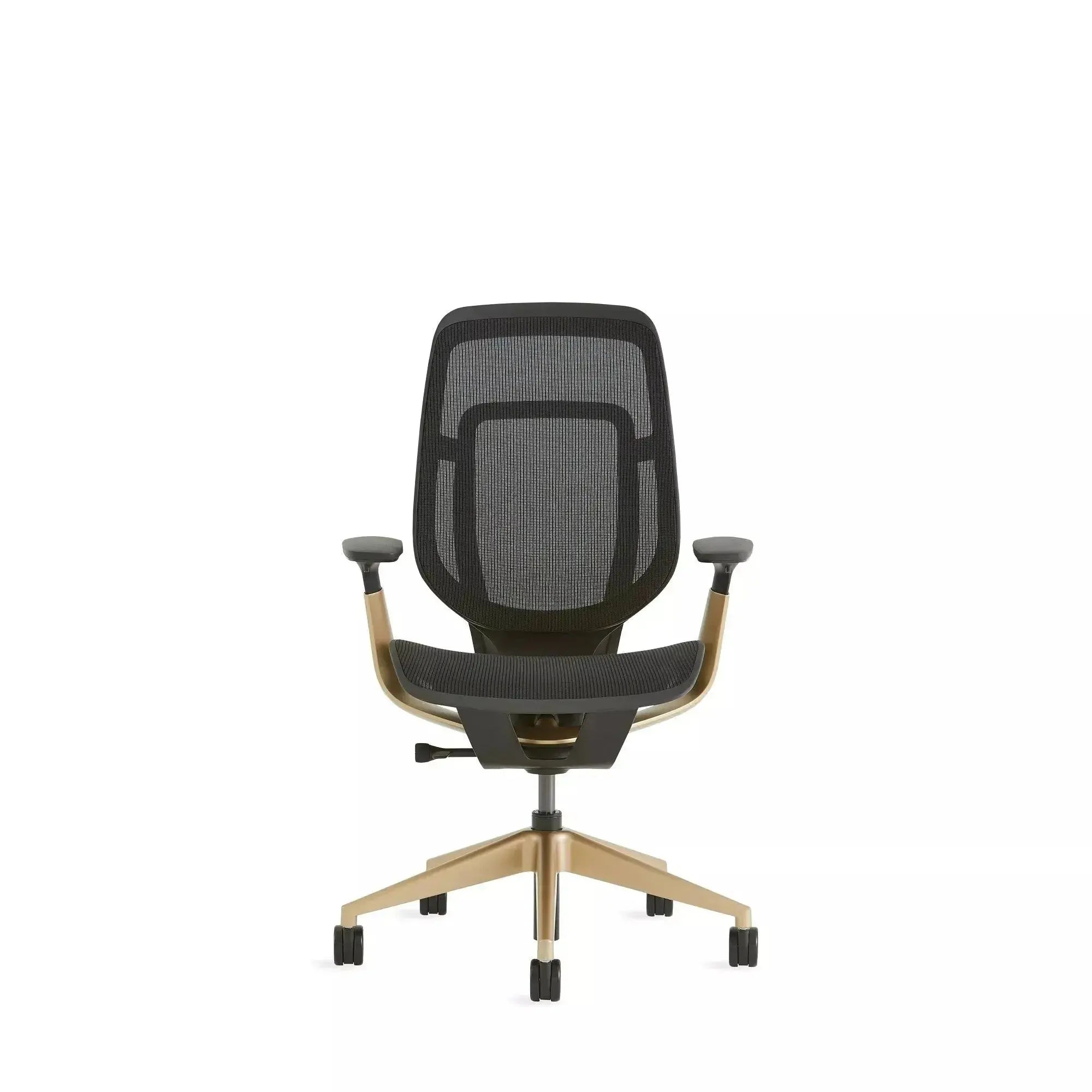 Steelcase Karman Intermix - Black Intermix/Black/Matte Brass Office Chairs