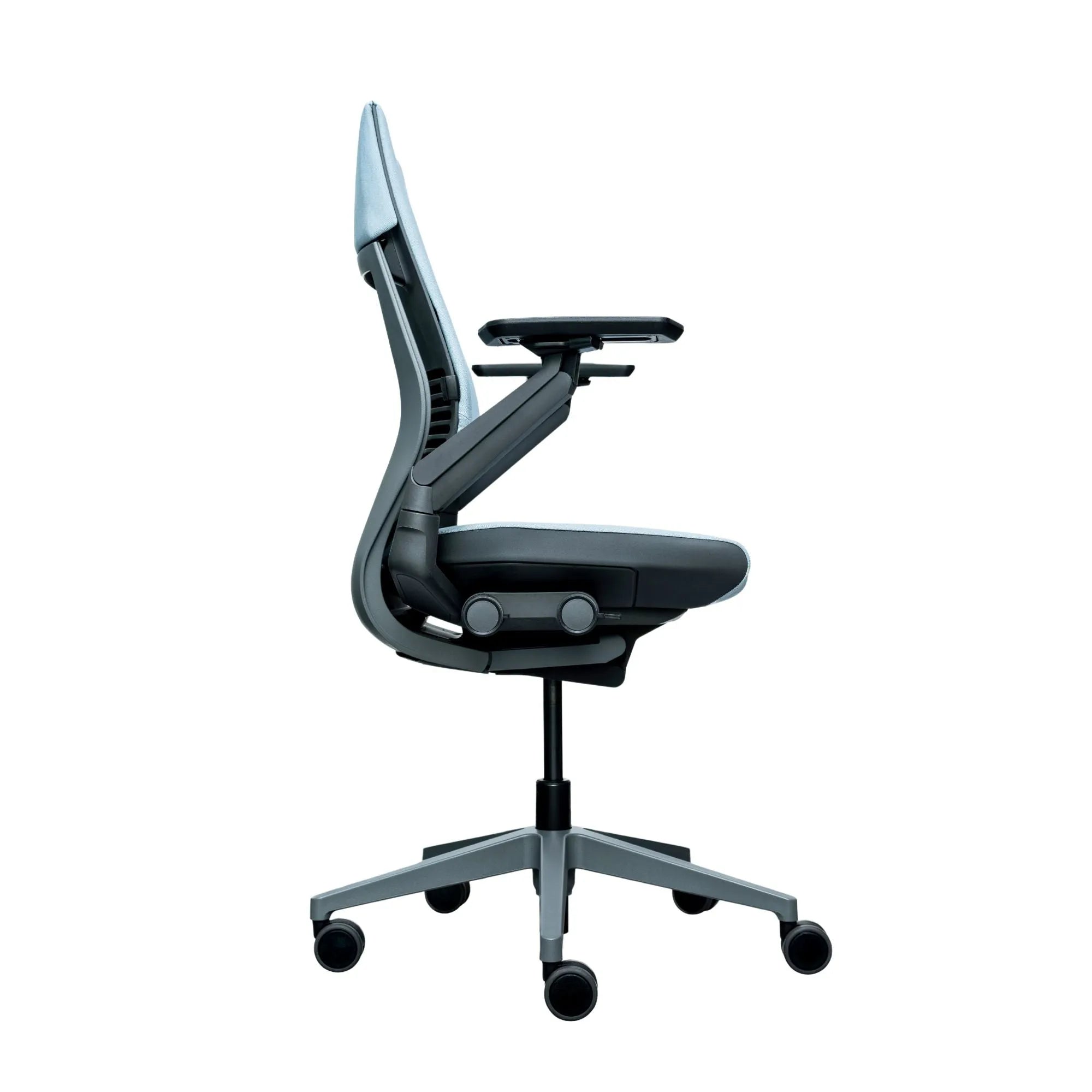 Blue Nickel /Sterling Dark Solid Merle / Soporte lumbar ajustable