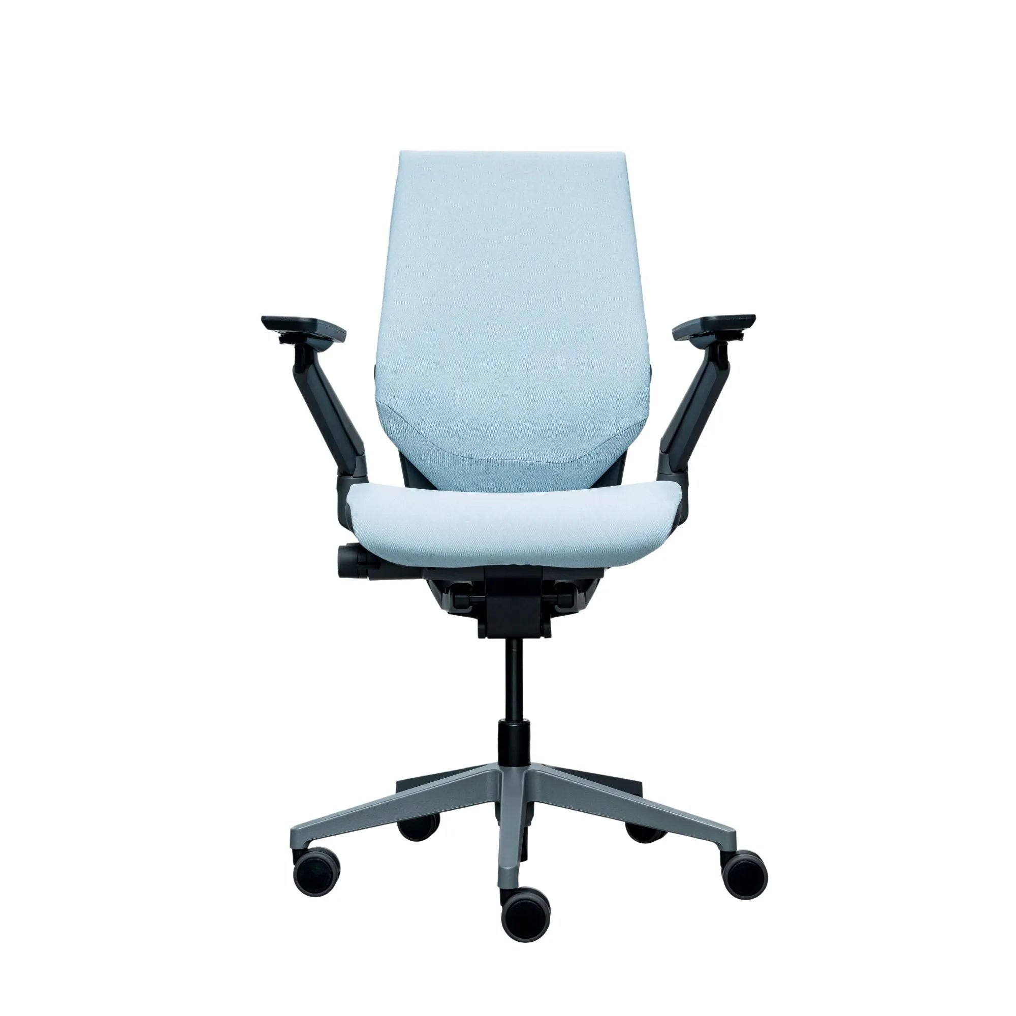 Blue Nickel /Sterling Dark Solid Merle / Soporte lumbar ajustable