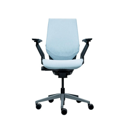 Blue Nickel /Sterling Dark Solid Merle / Soporte lumbar ajustable