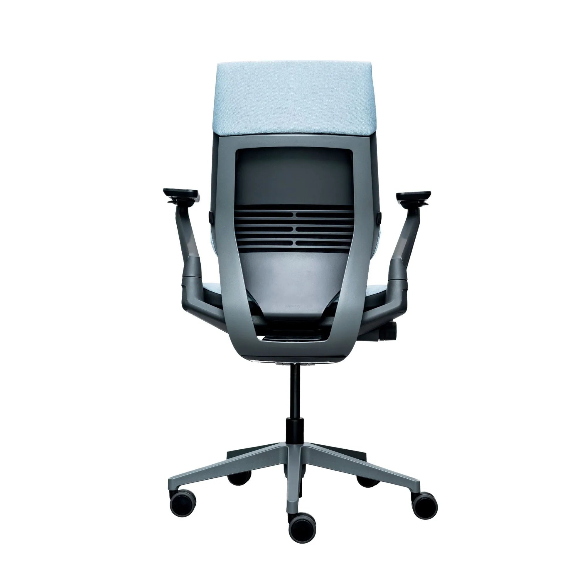 Blue Nickel /Sterling Dark Solid Merle / Soporte lumbar ajustable
