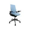 Blue Nickel /Sterling Dark Solid Merle / Soporte lumbar ajustable