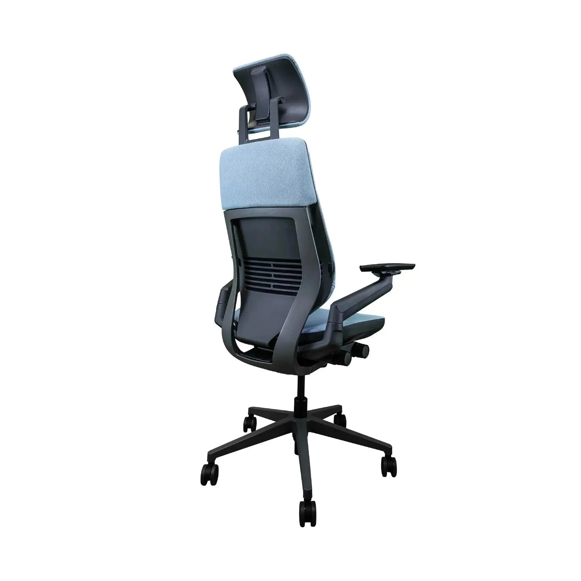 Detalle del material de la silla de oficina Steelcase Gesture.