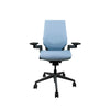 Blue Nickel /Sterling Dark Solid Merle / Soporte lumbar ajustable