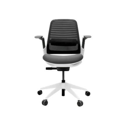 Silla de oficina Steelcase Series 1 en color negro, ideal para largas jornadas laborales