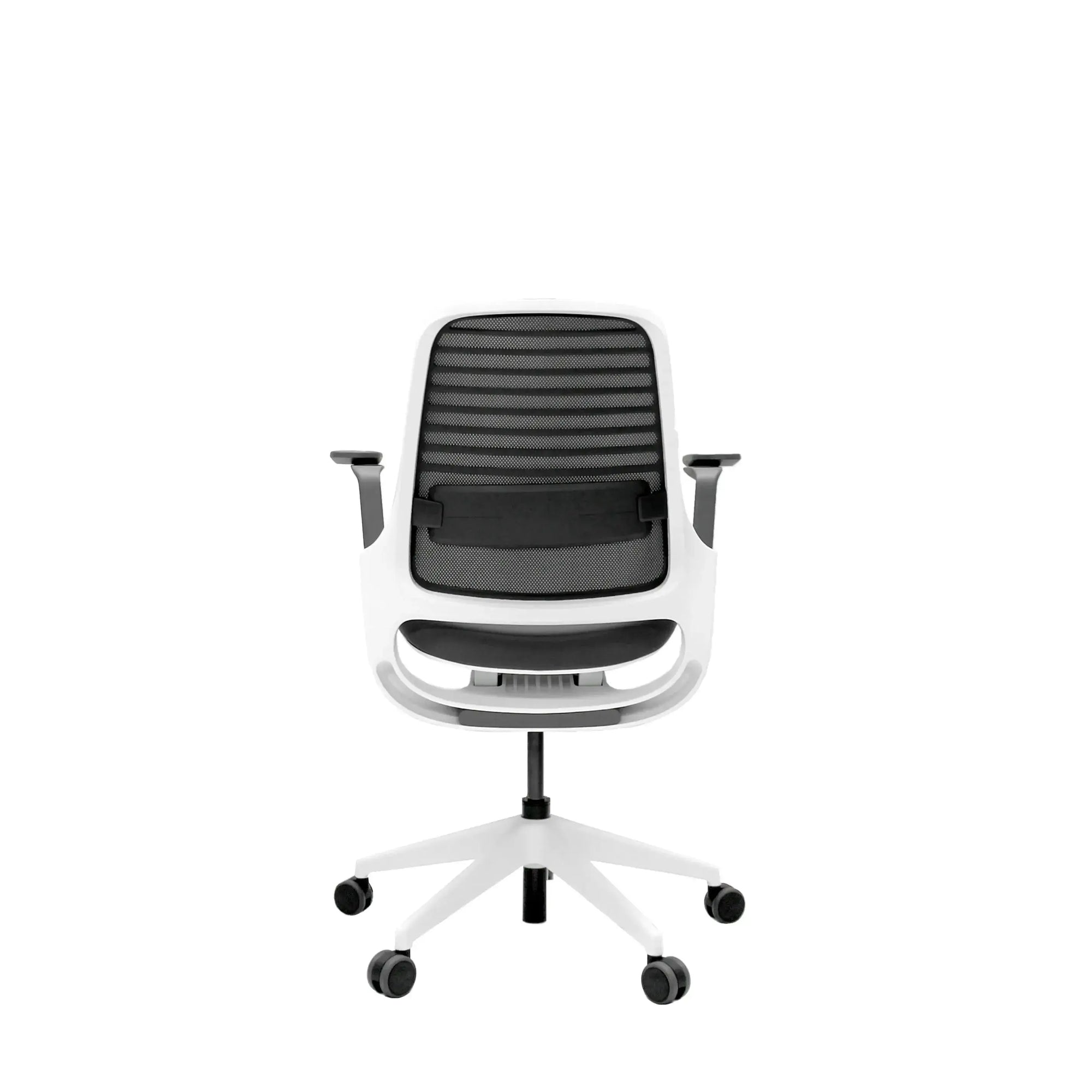 Silla de oficina Steelcase Seris 1 en un ambiente gamer, ideal para largas sesiones de juego