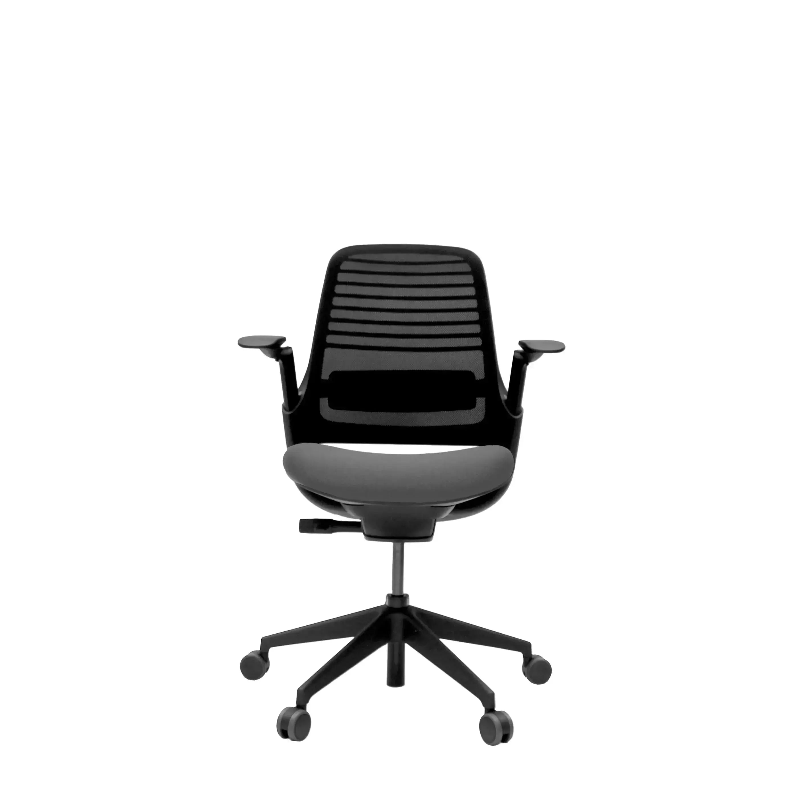Silla de oficina ergonómica Steelcase Series 1 con soporte lumbar para mejorar la postura