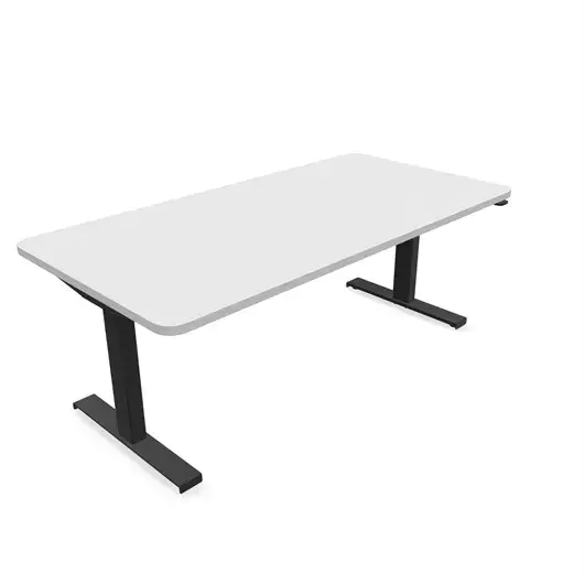 Steelcase Solo Sit-To-Stand Desk - Empleados Intel 30D X 60W (72.2Cm D 152.4Cm W) / Black Ash Noce