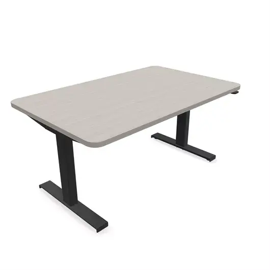Steelcase Solo Sit-To-Stand Desk - Empleados Intel 30D X 48W (72.2Cm D 122Cm W) / Black Clay Noce