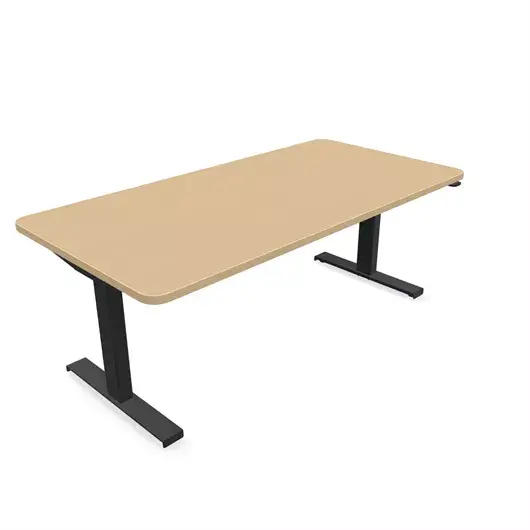 Steelcase Solo Sit-To-Stand Desk - Empleados Intel 30D X 60W (72.2Cm D 152.4Cm W) / Black Clear Oak