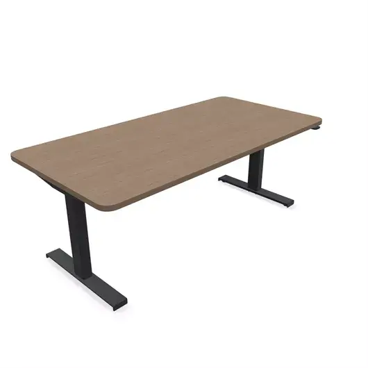 Steelcase Solo Sit-To-Stand Desk - Empleados Intel 30D X 60W (72.2Cm D 152.4Cm W) / Black Virginia
