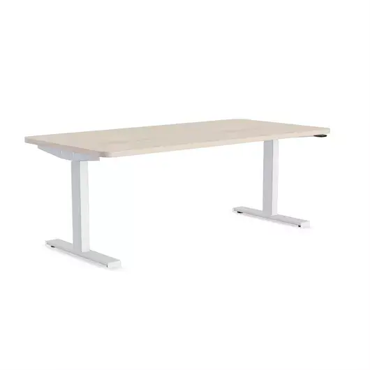 Steelcase Solo Sit-To-Stand Desk - Empleados Intel 30D X 60W (72.2Cm D 152.4Cm W) / Artic White