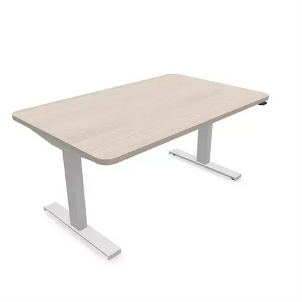 Steelcase Solo Sit-To-Stand Desk - Empleados Intel 30D X 48W (72.2Cm D 122Cm W) / Artic White Acacia