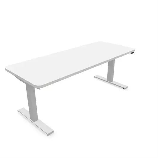 Steelcase Solo Sit-To-Stand Desk - Empleados Intel 24D X 60W (61Cm D 152.4Cm W) / Artic White