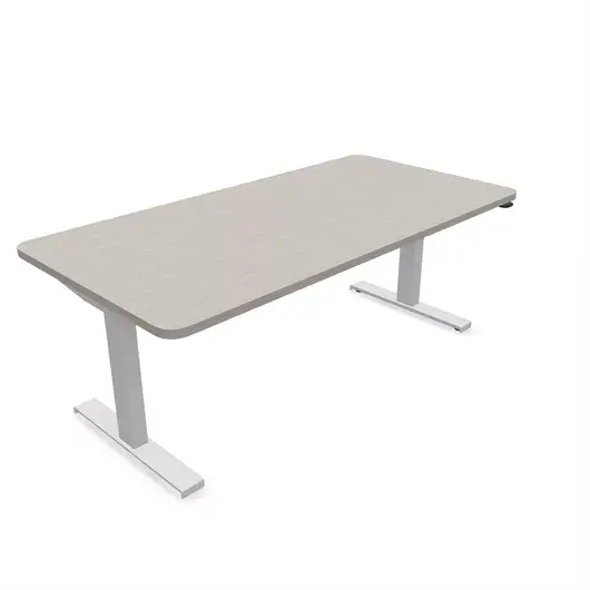 Steelcase Solo Sit-To-Stand Desk - Empleados Intel 30D X 60W (72.2Cm D 152.4Cm W) / Artic White Clay