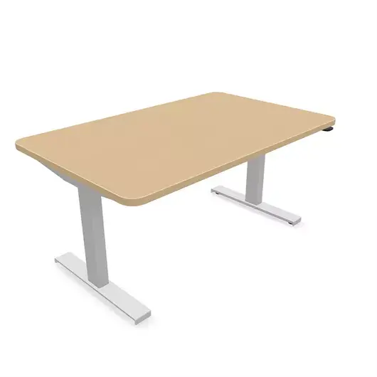 Steelcase Solo Sit-To-Stand Desk - Empleados Intel 30D X 48W (72.2Cm D 122Cm W) / Artic White Clear