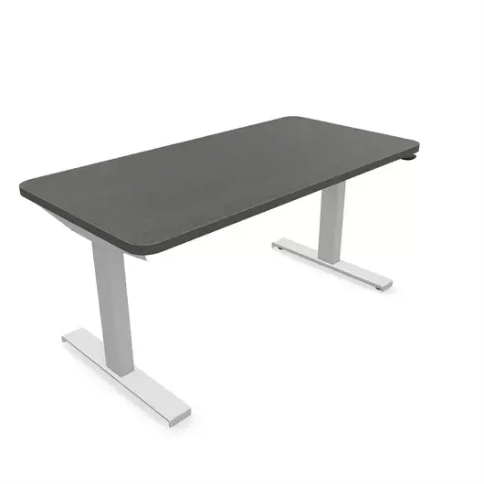Steelcase Solo Sit-To-Stand Desk - Empleados Intel 24D X 48W (61Cm D 122Cm W) / Artic White Storm