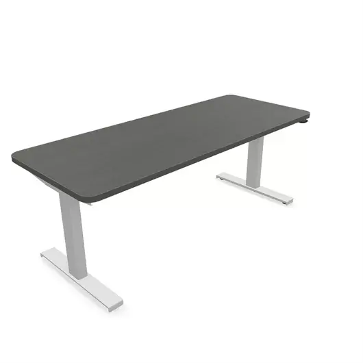 Steelcase Solo Sit-To-Stand Desk - Empleados Intel 24D X 60W (61Cm D 152.4Cm W) / Artic White Storm