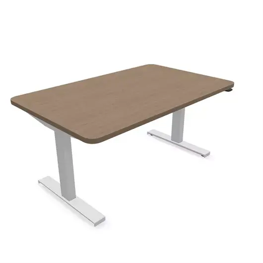 Steelcase Solo Sit-To-Stand Desk - Empleados Intel 30D X 48W (72.2Cm D 122Cm W) / Artic White