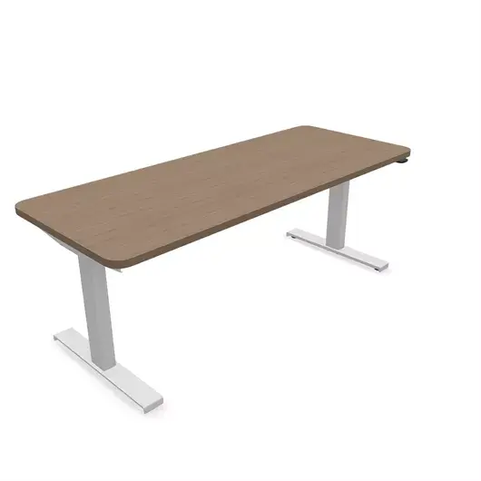 Steelcase Solo Sit-To-Stand Desk - Empleados Intel 24D X 60W (61Cm D 152.4Cm W) / Artic White