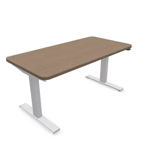 Steelcase Solo Sit-To-Stand Desk - Empleados Intel 24D X 48W (61Cm D 122Cm W) / Artic White Virginia